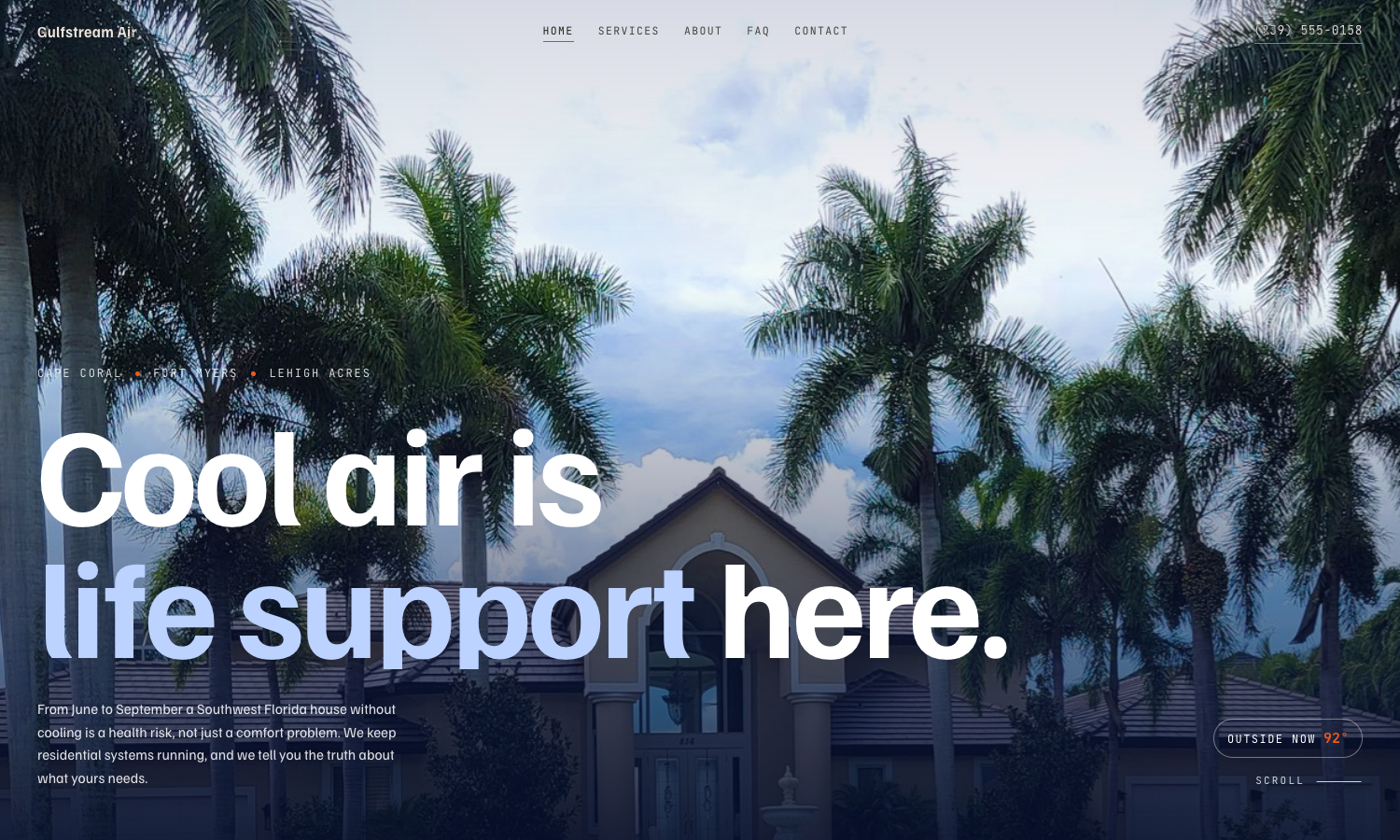 Gulfstream Air website preview
